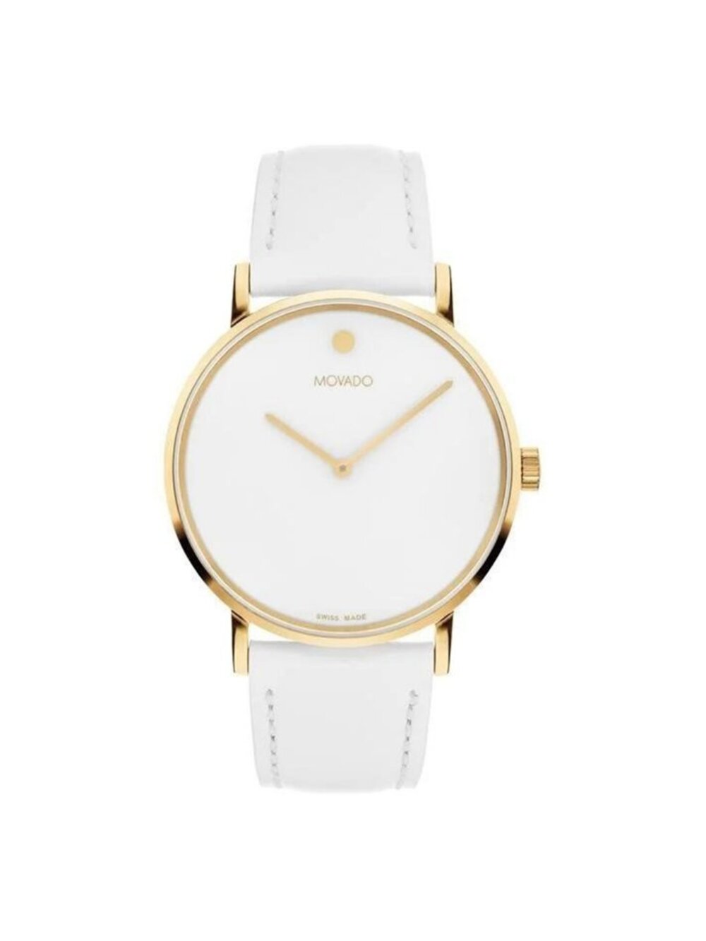 NWT Movado Signature Quartz White Dial Unisex Watch